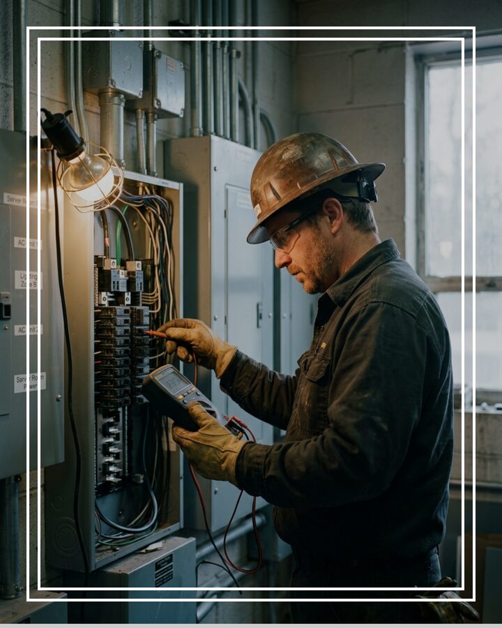 Cumberland County NJ electrical contractor — licensed electrician servicing a residential panel in South Jersey