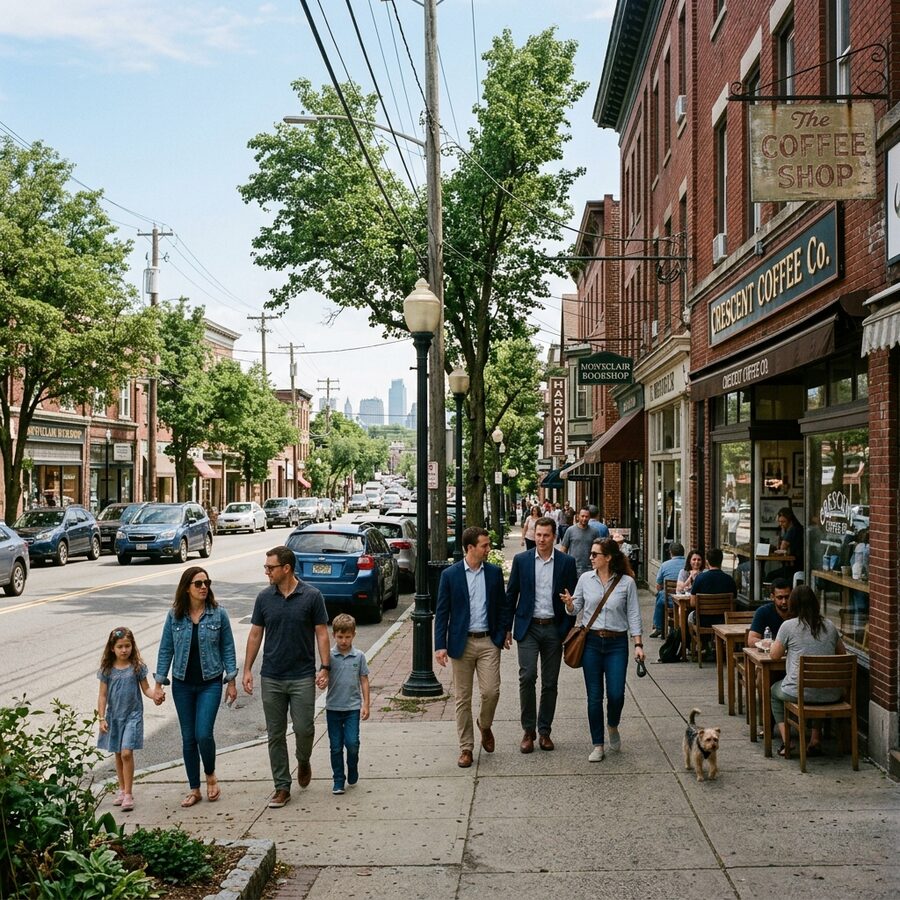 Essex County NJ local business — Montclair Bookshop owner serving customers in downtown Montclair