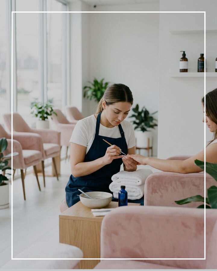 Salem County NJ beauty salon — nail and spa technician at a modern beauty studio in South Jersey